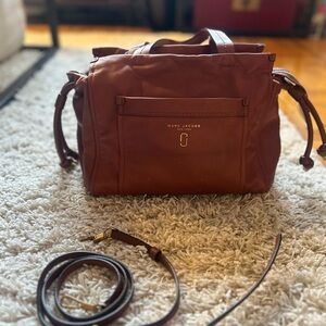Marc Jacobs Rich Brown Crossbody Bag